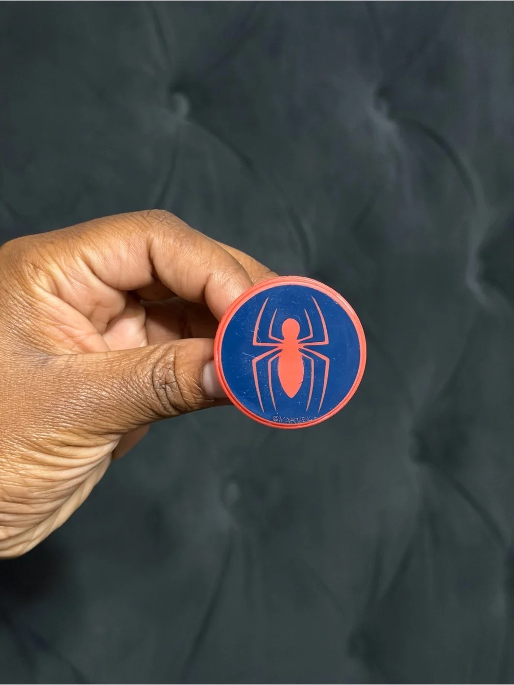 Spider-Man Blue & Red Plastic Ring